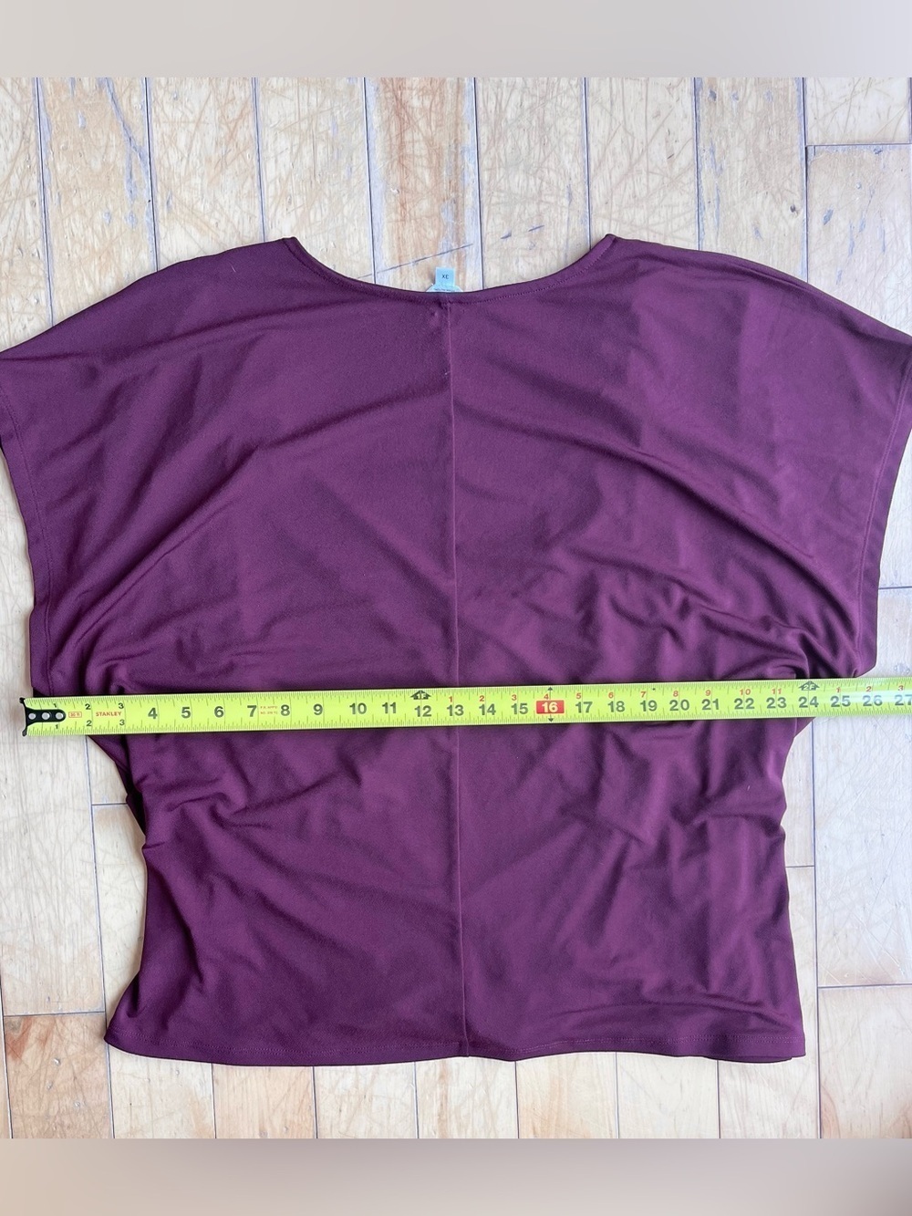 Pennington PENN Plum Draped Wrap Blouse Size 3X - Picture 6 of 7
